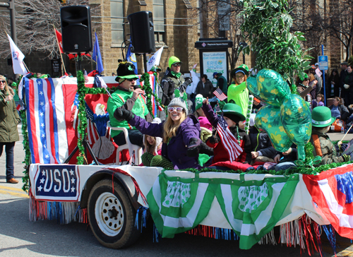 USO in St Patrick's Day Parade